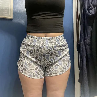 Women's Purple Camo Shorts