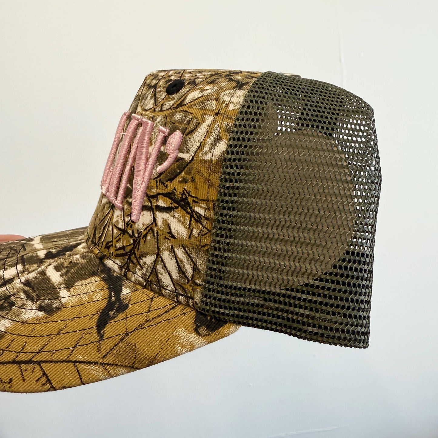 Women's DARLIN' Vintage Camo Trucker Hat