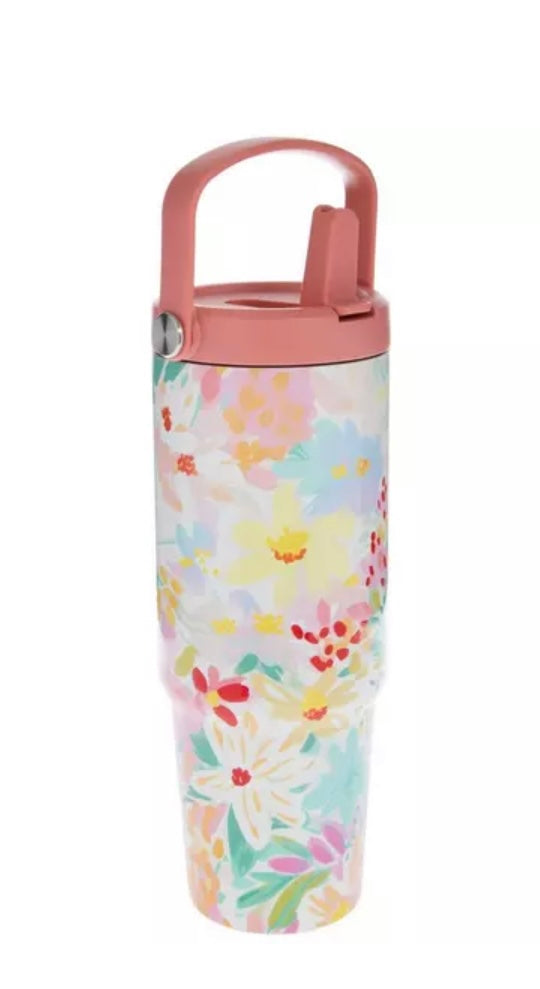 30 oz Floral Tumbler