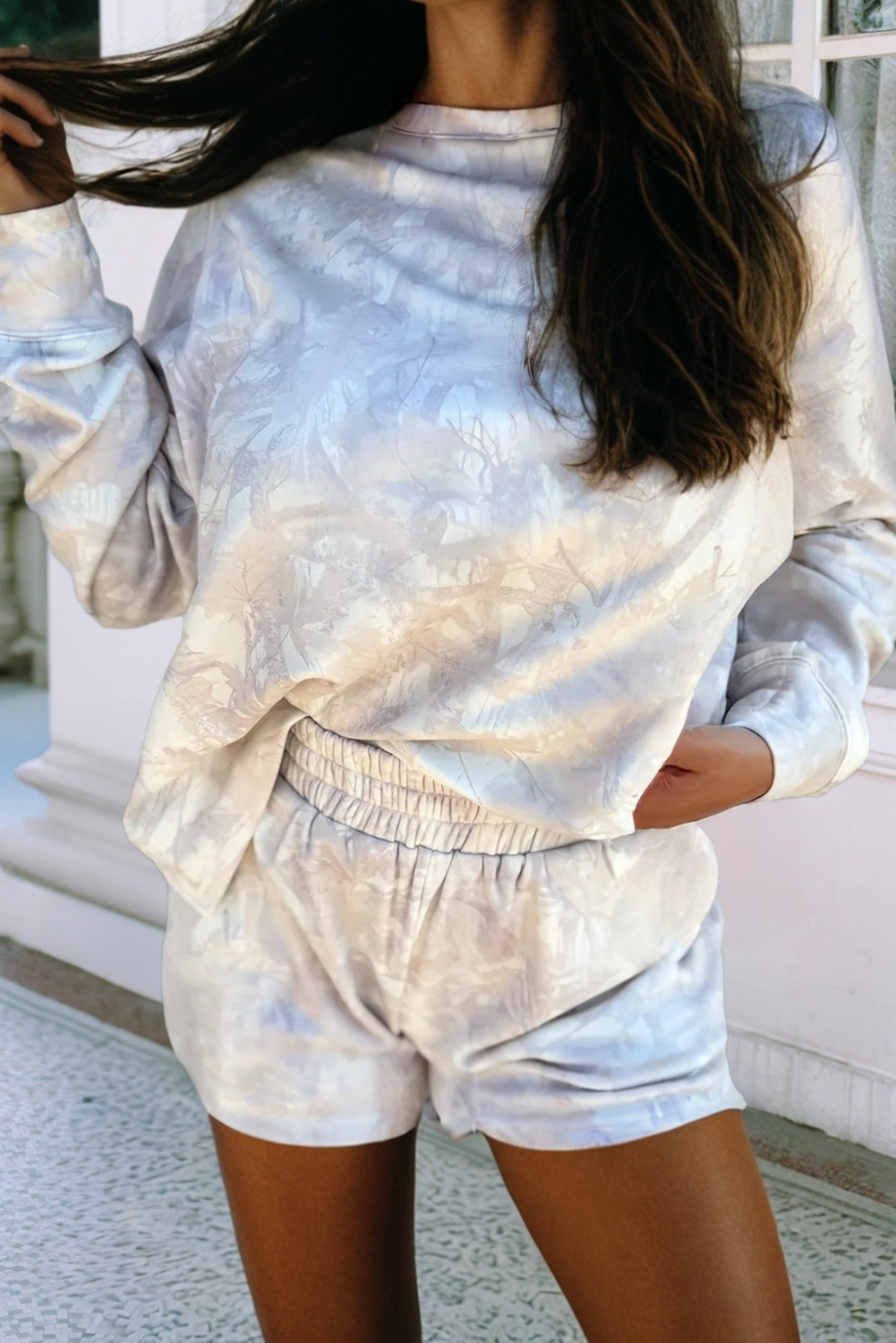 Women's Camo Shorts Set